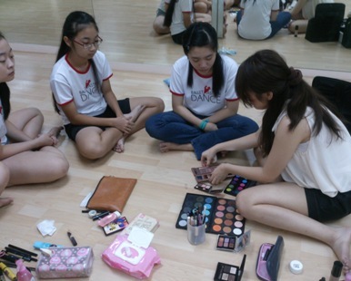 dance make-up workshop